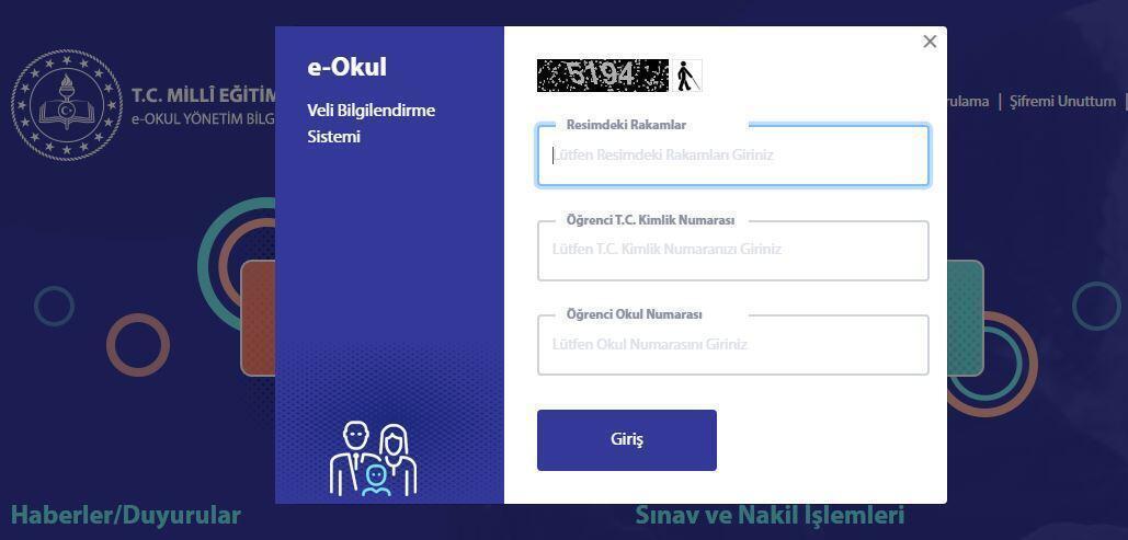 e okul giriş görsel