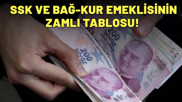 emekli maaş zammı görsel