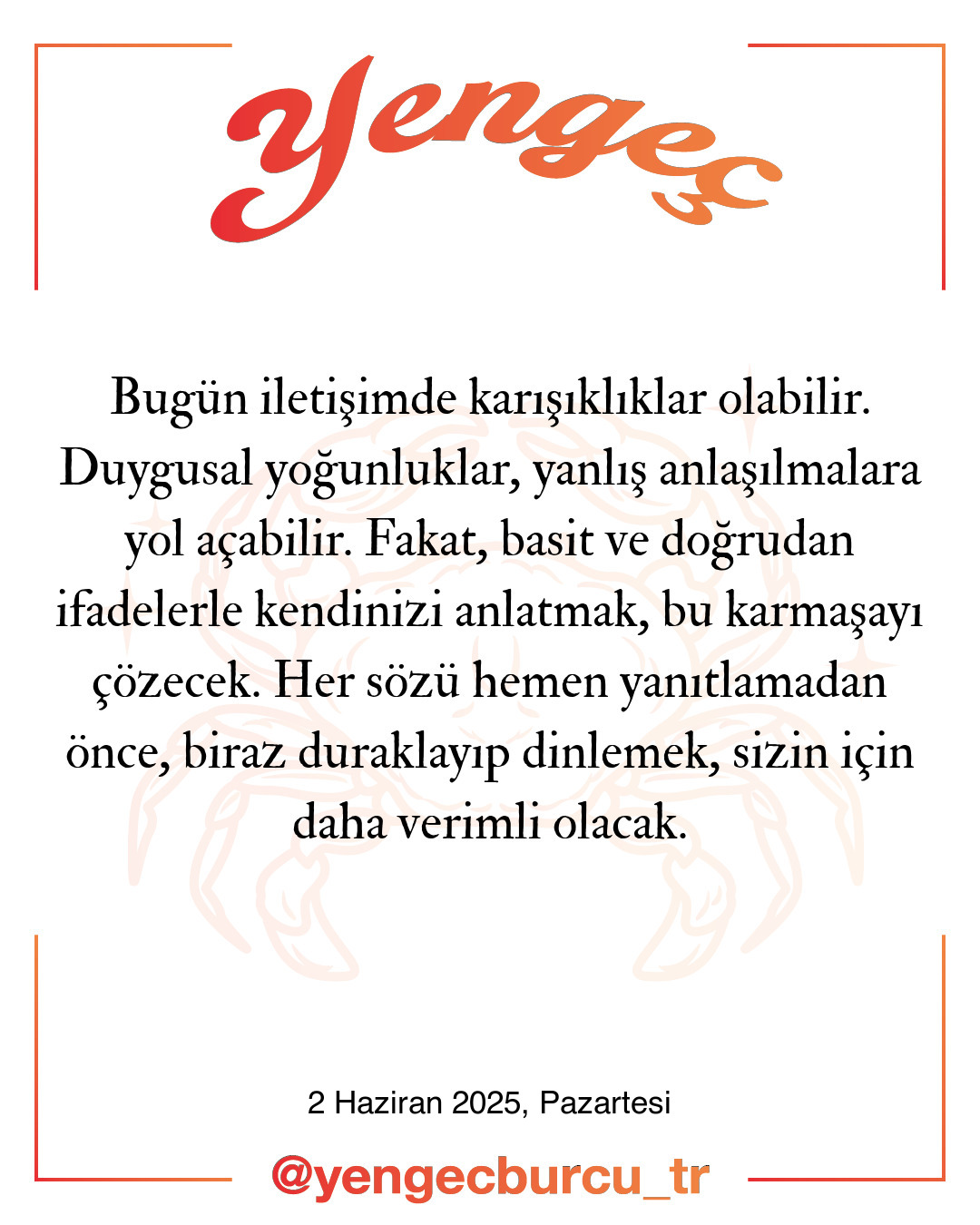 günlük burç yorumları görsel