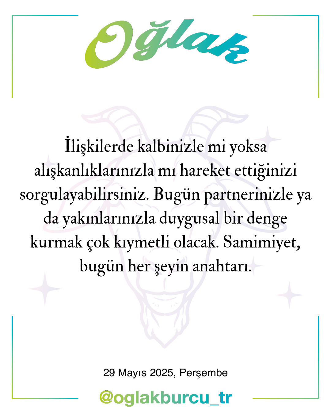 günlük burç yorumları görsel
